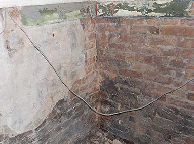 Stress Crack - Main Hall Renovation by Gavin Edmondson Solicitors