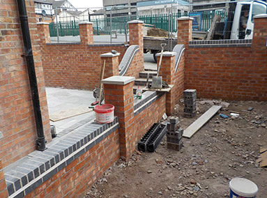 Construction of Temporary Entrance Renovation by Gavin Edmondson Solicitors