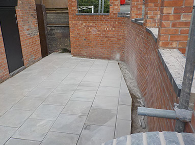 Construction of Temporary Entrance Renovation by Gavin Edmondson Solicitors