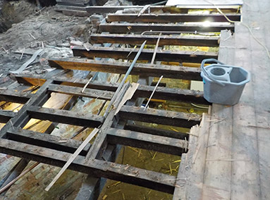 Removal of Flooring Main Hall Renovation by Gavin Edmondson Solicitors