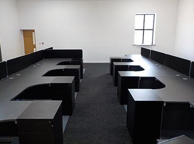 Upper Office Desk Installation Renovation by Gavin Edmondson Solicitors