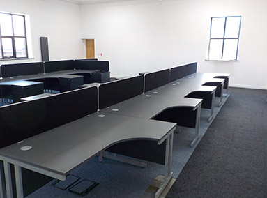 Upper Office Desk Installation Renovation by Gavin Edmondson Solicitors