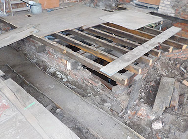Pouring of Foundations Renovation by Gavin Edmondson Solicitors