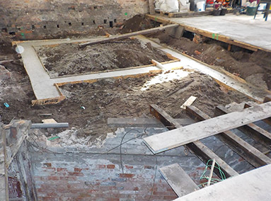 Pouring of Foundations Renovation by Gavin Edmondson Solicitors