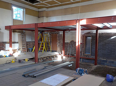 Erection of Steelworks for Mezzanine Renovation by Gavin Edmondson Solicitors
