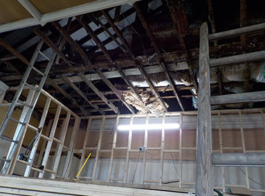 Construction of Stud Walling Renovation by Gavin Edmondson Solicitors