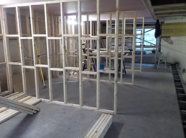 Partitioning for Offices Upper Floor Mezzanine Renovation by Gavin Edmondson Solicitors