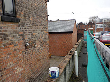 Deconstruction of the Rear Retaining Wall Renovation by Gavin Edmondson Solicitors