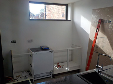 Front Office Sub Kitchen Installation Renovation by Gavin Edmondson Solicitors