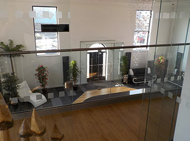 Fitting of Reception Flooring Renovation by Gavin Edmondson Solicitors