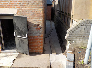 Restoration of Crum Hill Wall Renovation by Gavin Edmondson Solicitors